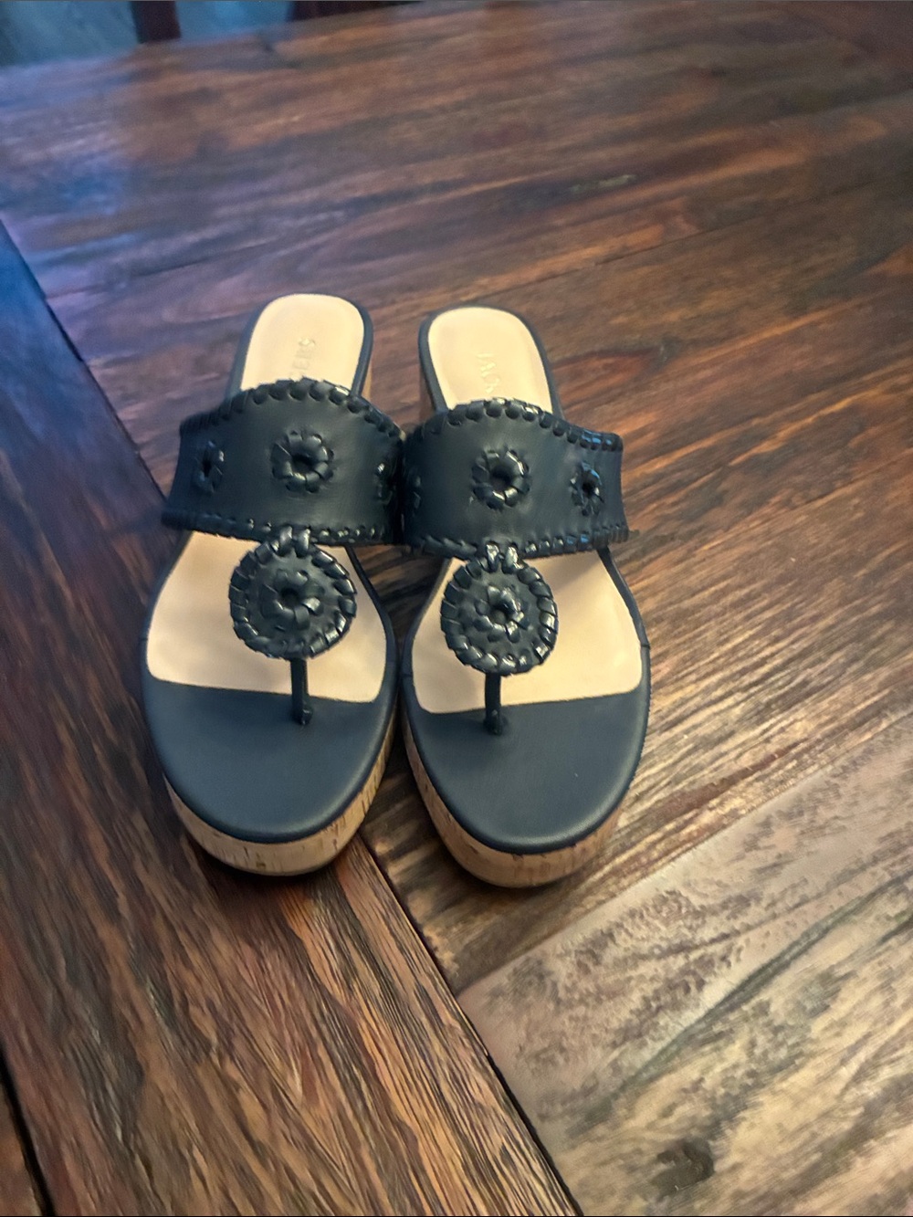 Jack Roger cork wedges